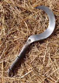 Serpe forgée en acier recyclé