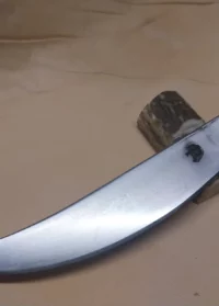 Alternative view of Couteau de table  à douille avec bois de chevreuil (1)