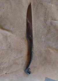 Lo Celto, couteau forgé type celte (variation 5)